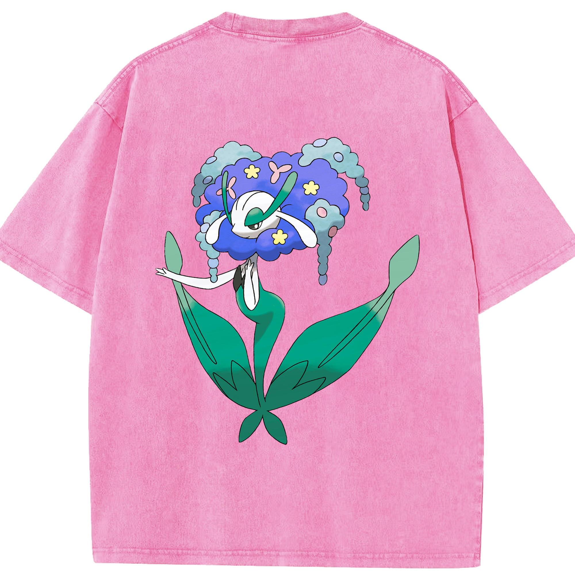 （画像用） ポケットモンスター Pokémon 綿100% ヴィンテージ風 半袖Tシャツ（背面プリント）